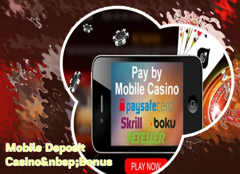 Deposit by mobile bill casino